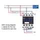 thumbnail image 4 of Contactor de CA 220V 3P NO 25A Montaje en riel Contacto plateado Controlador de motor de bajo voltaje, 4 of 8