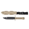 thumbnail image 3 of M09 Props Daga Goma Simulación Juguete Espada Arma Entrenamiento Tactis Bayoneta Suave 33cmMud Color YUNYI BRAND Deportes, 3 of 8