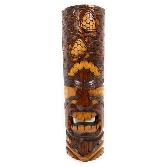Love Tiki Mask 20" - Honu Antique Finish hand Carved | #bag1506250