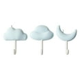 thumbnail image 2 of Adhesive Wall Hook Strong Load-Bearing No-Drill Removable Cute Design 3 Pack Kitchen Bathroom Hanging, 2 of 7