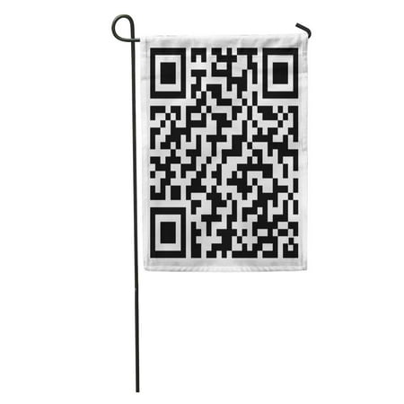 Discount Code For Garden Best Buys LADDKE Qr Code for Smartphone Scanning Symbol Ready to Scan Smart Garden Flag Decorative Flag House Banner 12x18 inch ()