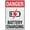 Warning Sign 4, variant on Danger Compressed Gases Sign Safe Sign, Signs Outdoor, 8"x12", Sign For Home, Business, Driveway Alert