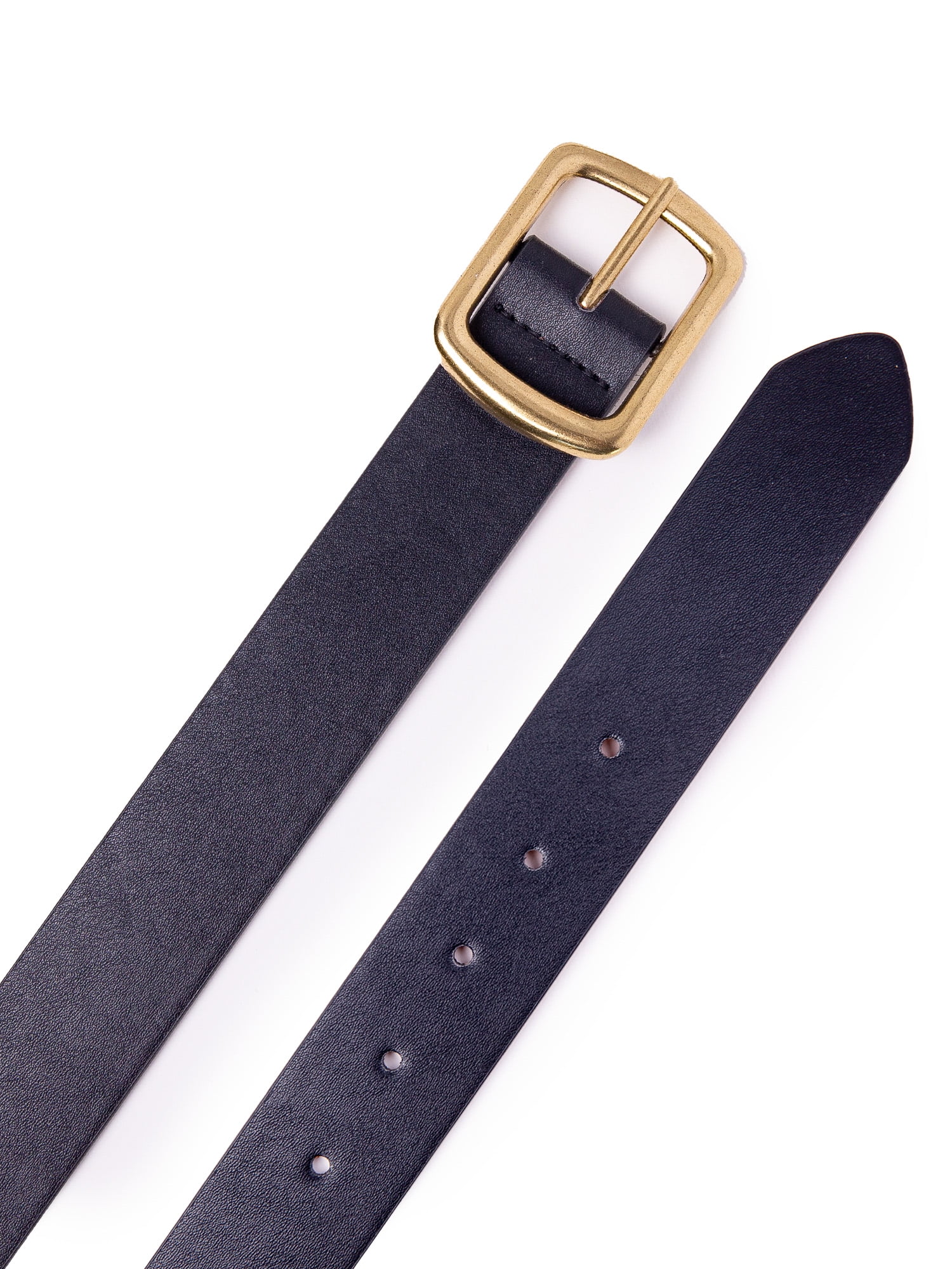 Women's Oval Tapered Center Bar Reversible Belt - A New Day™ Cognac/Black M