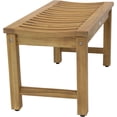 thumbnail image 3 of 36" Aqua Stratus Elite Teak Indoor & Outdoor Bench, 3 of 11