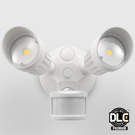Leonlite Dual Head Motion Activated Led Outdoor Security Light Leonlite Dual Head Motion Activated Led Outdoor Security Light Photocell Included Etl