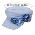 thumbnail image 3 of Flower Hat Girl Cabbie Hat Fashion 2000s Hat Women Sun Hat Girl Photography Hat Casual Headwear, 3 of 9
