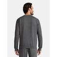 thumbnail image 3 of Athletic Works Men's and Big & Tall Men's Fleece Crewneck Sweatshirt, Sizes XS-5XLT, 3 of 6