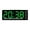Green, variant on Sleekly Digital Clock With Large Screen And Easy To Read Time And Date Display Alarm Clock For Any Room Timekeeping