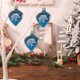 thumbnail image 4 of Paquete de 12 colgantes navideños con diseños únicos, hechos a mano con material duradero, seguros para los niños, reutilizables, fáciles de colgar (cuerda incluida), regalo perfecto para familia..., 4 of 7