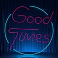 thumbnail image 3 of Handmadetneonsign Good Times Neon Sign, Good Time Quote Wall Art Decor, Home Bar Club Wall Decor, 3 of 4