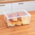 thumbnail image 6 of Osdhezcn Clear Bread Storage Box with Lid Container Dispenser Bin Household Accessory, 6 of 19