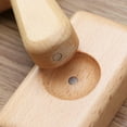 thumbnail image 5 of Cruz de madera portátil Adorno de madera de pie Cruz latina de madera maciza Cruz católica cristiana para decoración, 5 of 5