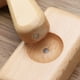 thumbnail image 5 of Cruz de madera portátil Adorno de madera de pie Cruz latina de madera maciza Cruz católica cristiana para decoración, 5 of 5