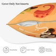 thumbnail image 5 of ZNDUO Cartoon Takoyaki Pattern Throw Pillows for Couch-Indoor Decorative Pillows,18"x18", 5 of 8