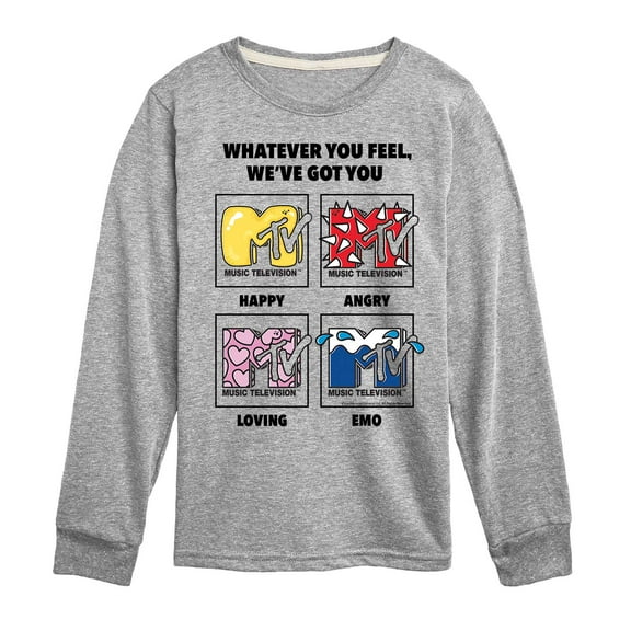 MTV Logo - Whatever You Feel, We've Got You - Toddler And Youth Long Sleeve Graphic T-Shirt