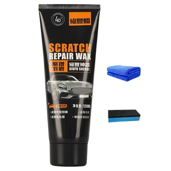 MKHSQHDG Today's Deals Vehicle Scratch Remover,2026 Car Scratch Paste,Car Scratch Remover with Cloth and Sponge,Car Wax Scratch Remover,Car Scratch Remover Wax Polish for All Vehicles