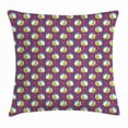 thumbnail image 1 of Kids Throw Pillow Cushion Cover, Summer Sea Balls on Vibrant Background with Abstract Star Figures Beach Holiday Theme, Decorative Square Accent Pillow Case, 18 X 18 Inches, Multicolor, by Ambesonne, 1 of 2