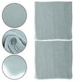 thumbnail image 4 of ELAYARD 12Pcs Washable Polyester Dinner Napkins Grey with Rustic Tassel Edges for Events, 4 of 8