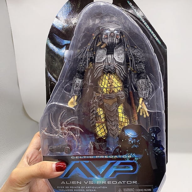 NECA-figura de acción de cazador de ciudad perdida, depredador panorámico, jabalí de agua, salón chamán, depredador hundido, jungla, demonio enmascarado