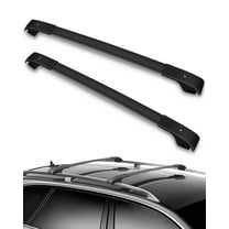 CCIYU Roof Racks for Jeep for Cherokee 2014-2021 Rooftop Luggage Canoe Kayak Carrier Rack Black Roof Rack Cross Bar - Fits Side Rails Models ONLY