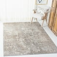 thumbnail image 3 of SAFAVIEH Madison Flowers Vintage Abstract Area Rug, Grey/Beige, 3' x 3' Square, 3 of 9