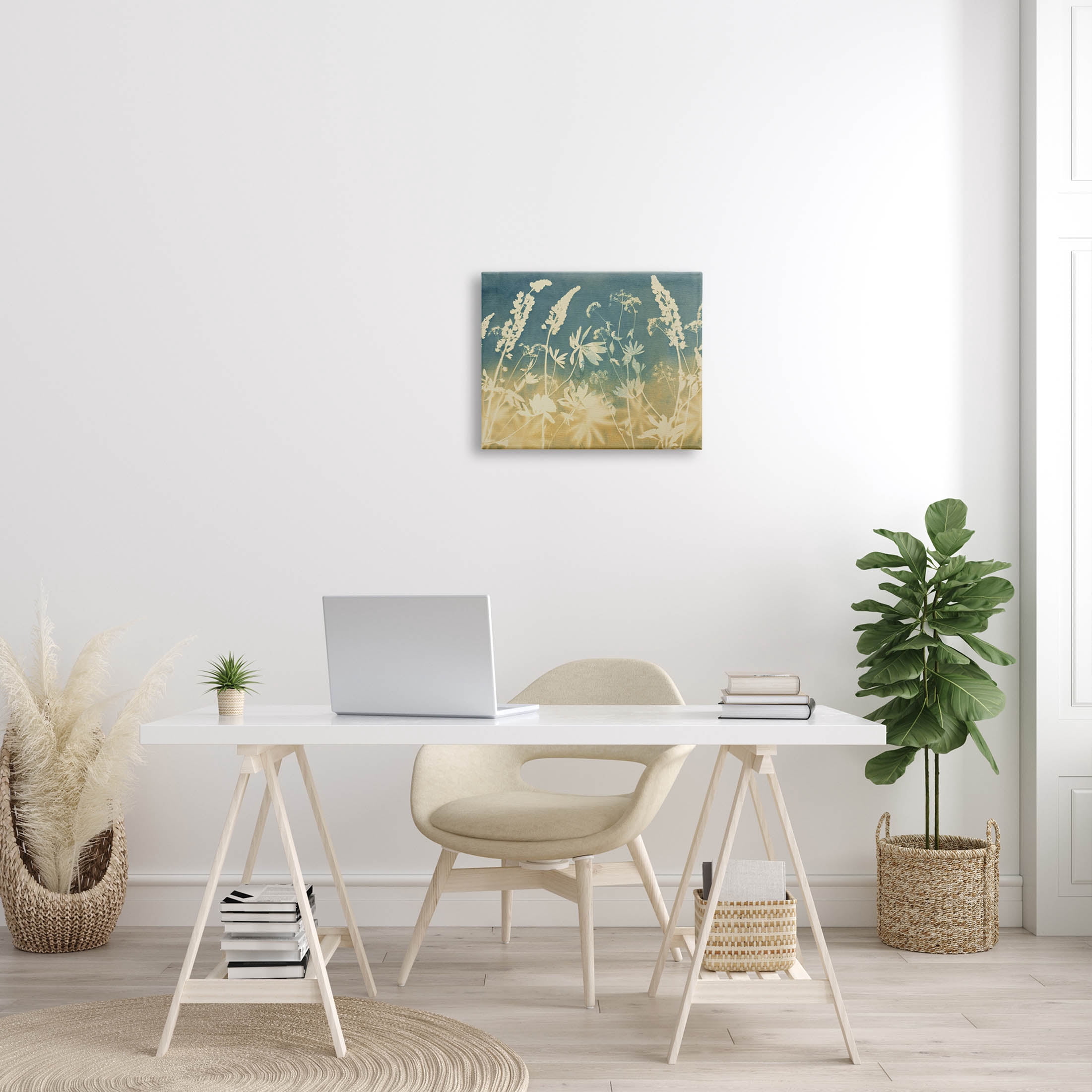 Stupell Industries Modern Flower Meadow Botanicals Graphic Art Gallery Wrapped Canvas Print Wall Art, Design by Liz St. Andre