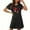 Black, variant on Sakmal Valentines Moomoo Nightgownss Women Short Sleeve Love Lightweight House Dress Short Heart Print Ladies Nightgown L