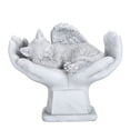 thumbnail image 1 of Statue Commémorative pour Animaux, Marqueurs de Tombe pour Animaux Statue Commémorative Chien Chat Ange Commémore Notre Fourrure Perdue Figurines de Chien Bébé pour Jardin Extérieur Pierre Tombale, 1 of 8