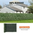 thumbnail image 3 of Ivy Privacy Fence 59x158in, Artificial Green Wall Screen, Faux Ivy Hedge for Outdoor Garden, 3 of 7