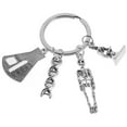 thumbnail image 4 of Biology Keychain Science Keyring Bag Backpack Hanging Decor DNA Keychain, 4 of 6