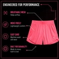 thumbnail image 5 of RBX Girls Athletic Shorts Breathable Performance Double Mesh Gym Running Dolphin Shorts, 5 of 7