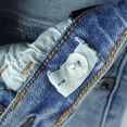 thumbnail image 4 of KIDSCOOL SPACE Baby Denim Shorts,Strtchy DenimAbove Kneee Ripped Summer Short Pants, Light Blue, 18-24 Months, 4 of 8