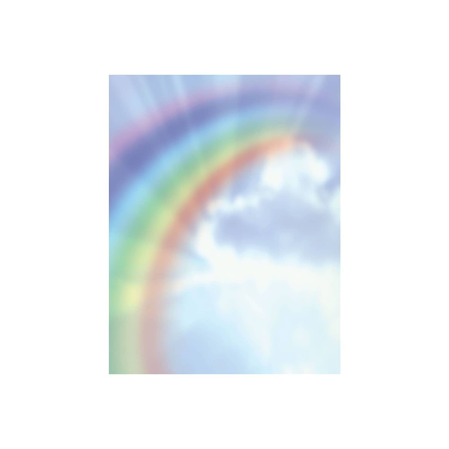 Great Papers! Rainbow Bright Letterhead 8.5'' x 11'' 80 count (2013193)
