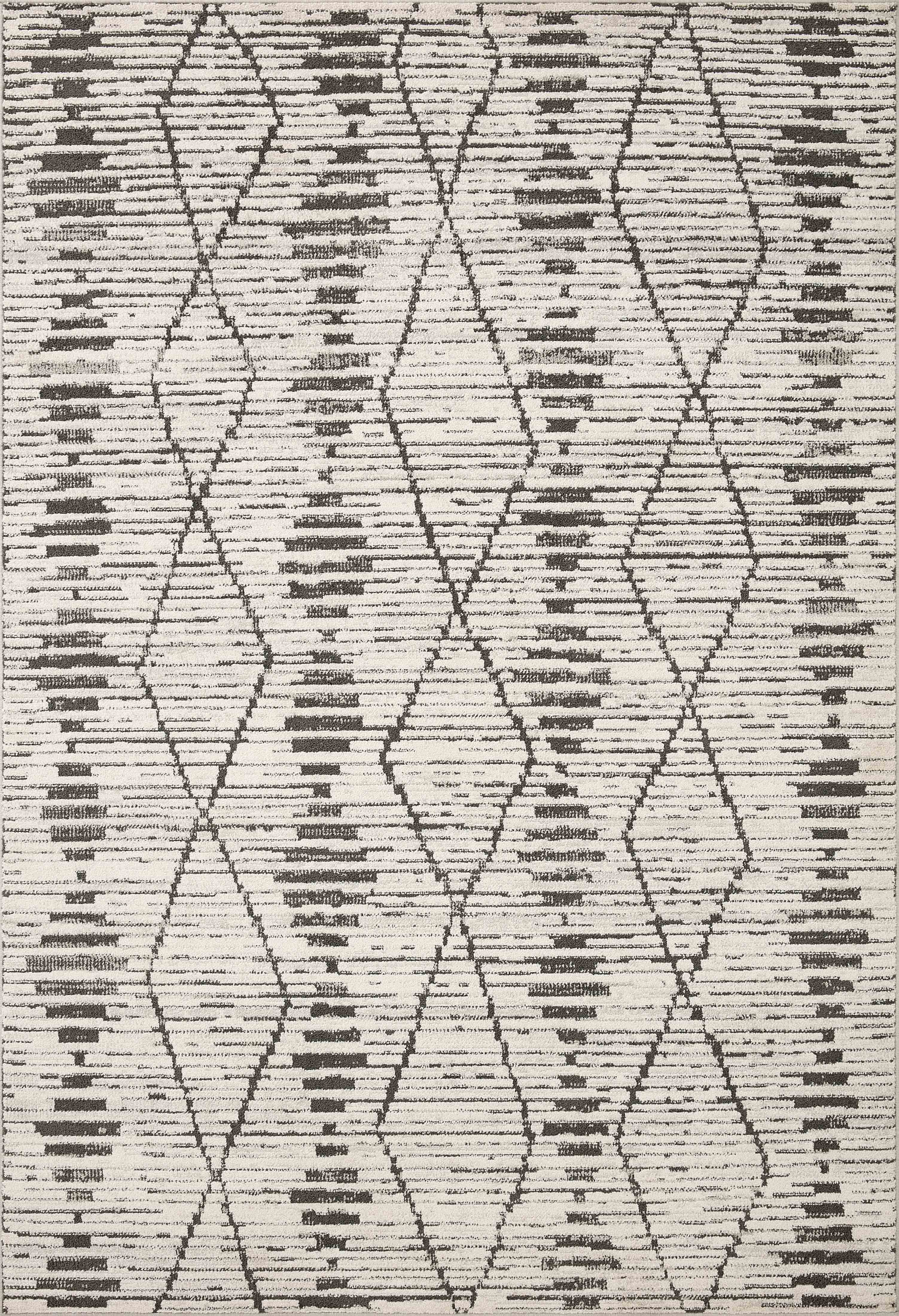Loloi Kamala Charcoal / Dove 5'-3" x 7'-9" Area Rug