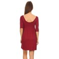thumbnail image 4 of Women's Trendy Style Baby Doll Solid Dress, 4 of 5