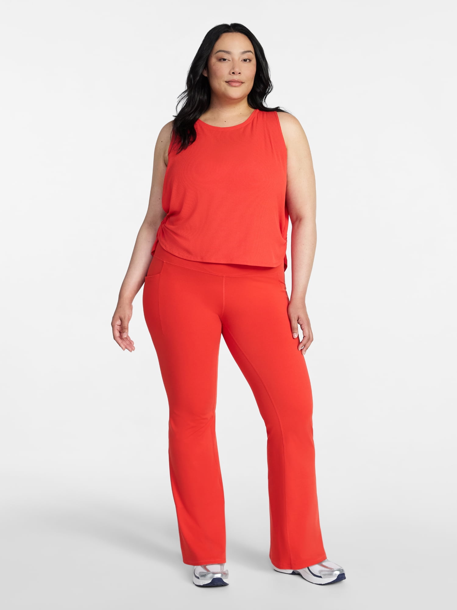 Avia Women's and Women's Plus SoftSculpt Flare Leggings, Sizes XS-4X
