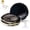 Black With Gold Edge-4pk, variant on Brown Agate Set of 4,Gem Stone Coasters With Gold Rim, Coasters Slice With Rubber Bumpers For Home Decoration, For Coffee Table