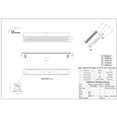 thumbnail image 3 of Dawn USA ® Rio Orinoco River Series - Linear Shower Drain 12"L, 3 of 3