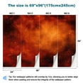 thumbnail image 3 of Peel and Stick Wallpaper Space shining stars Realistic cosmos color nebula Colorful galaxy 3d Modern Art Wall Mural Decor Self Adhesive and Removable 69in x 98in, 3 of 8