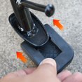 thumbnail image 4 of Black Rubber Motorcycle Stand Pad Motorcycle Side Stand Kickstand Foot Extension Support Foot Pad Base Motorcycle Accessory, 4 of 5