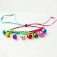 thumbnail image 4 of Dog Collar Braid Drawstring Creative Colorful Bell Pet Collar Woven Cat Collar, 4 of 10