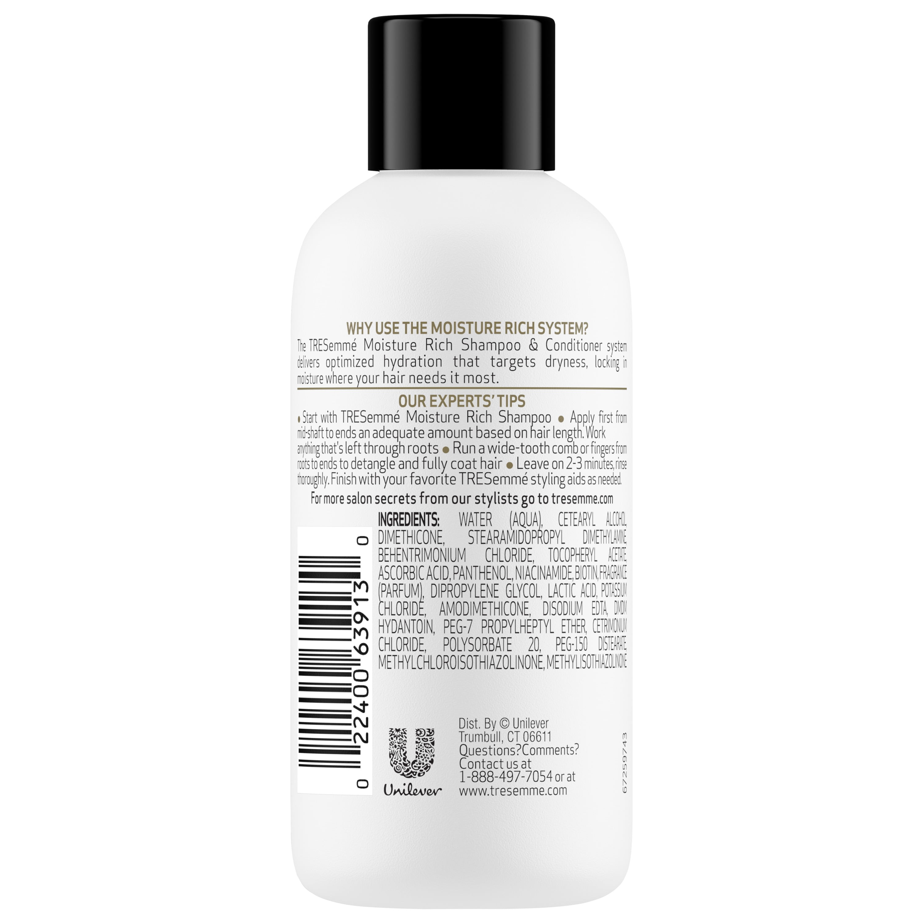 Tresemme Conditioner Moisture Rich 3 Oz Walmart Com