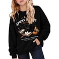 thumbnail image 3 of Gaexia Girls Halloween Hoodie Cat Print Pullover Sweatshirt for Kids Youth Casual Fall Winter Long Sleeve Top 1-10 Years, 3 of 5