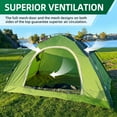 thumbnail image 2 of Vela 4 Person Camping Tent - Waterproof Dome Tent with Easy Setup and Great Ventilation, 2 of 8