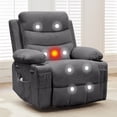 thumbnail image 1 of Oversized Power Lift Recliner Chair for Elderly – Electric Reclining Sofa with Heat & Massage, Corduroy Fabric, Stand Assist, Side Pocket, USB Port – Adjustable Lounge Chair for Living Room, 1 of 7