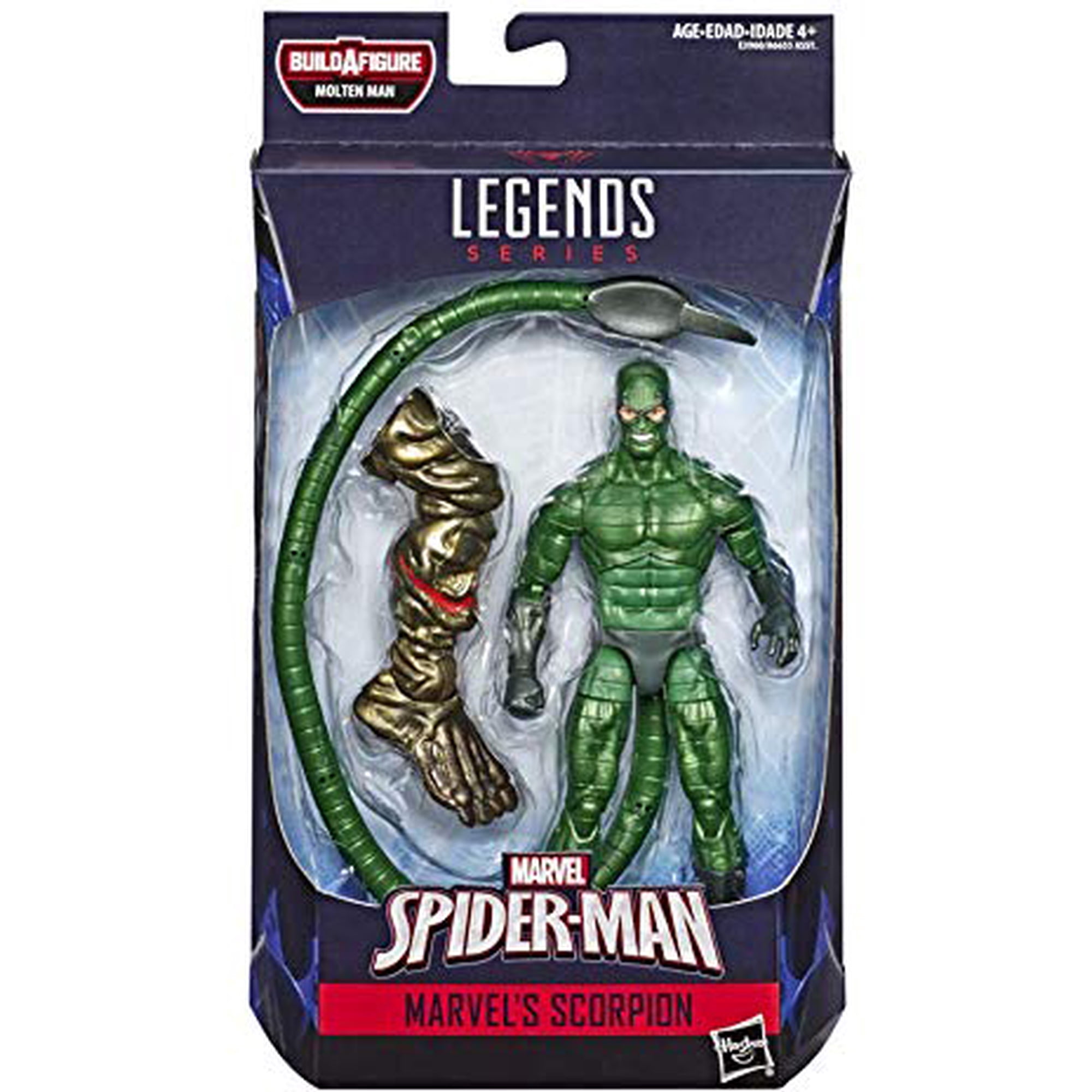 Marvel Legends Spider Man 6 Inch Action Figure Molten Man Series