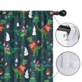thumbnail image 4 of Blackout Kids Curtains,Green Christmas Dinosaur and Snowman Pattern Childrens Insulated Curtains Set Of 2,Bedroom Essentials,Toddler Room Decor 42"x84", 4 of 5