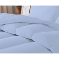 thumbnail image 5 of D.N.G. BEDDINGS 1 Piece Luxury Straight Line Pattern Comforter, Premium Super Soft, 800 Thread Count, 100% Egyptian Cotton, Full/Queen Size Light Blue Solid Color, 5 of 6