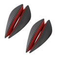thumbnail image 1 of Alerones De Fibra De Carbono Para Coche, Aptos Para Parachoques Delantero, Divisor De Labios, Aleta, Kit De Carrocería Para Coche, Accesorio 4 Unids/Set Eigraketly VI005576-00, 1 of 6
