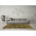 thumbnail image 3 of Ahgly Company Indoor Square Abstract Brown Modern Area Rugs, 7' Square, 3 of 4